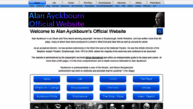 What Alanayckbourn.net website looked like in 2021 (2 years ago)