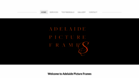 What Adelaidepictureframes.com.au website looked like in 2021 (2 years ago)