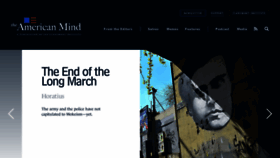 What Americanmind.org website looked like in 2021 (2 years ago)