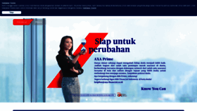 What Axa.co.id website looked like in 2021 (5 years ago)