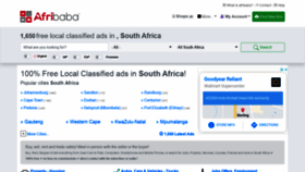 What Afribaba.co.za website looked like in 2021 (2 years ago)