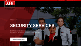What Aigsecurity.com.au website looked like in 2021 (2 years ago)
