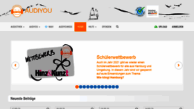 What Audiyou.de website looked like in 2021 (2 years ago)