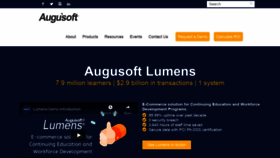 What Augusoft.net website looked like in 2021 (5 years ago)