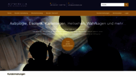 What Astrobella.de website looked like in 2021 (2 years ago)