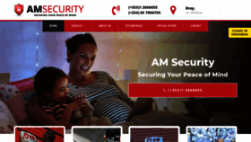 What Amsecurity.ie website looked like in 2021 (2 years ago)