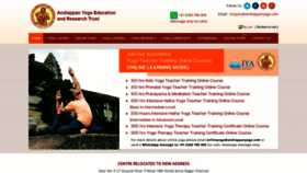 What Andiappanyoga.com website looked like in 2021 (2 years ago)