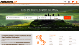 What Agriturismo.net website looked like in 2021 (2 years ago)