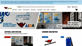 What Aida-onlineshop.de website looked like in 2021 (2 years ago)