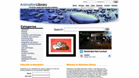 What Animationlibrary.com website looked like in 2021 (2 years ago)