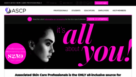 What Ascpskincare.com website looked like in 2021 (2 years ago)