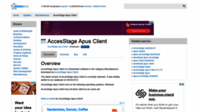 What Accesstage-apus-client.updatestar.com website looked like in 2021 (2 years ago)