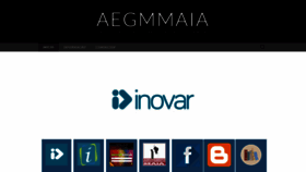 What Aegmmaia.pt website looked like in 2021 (2 years ago)