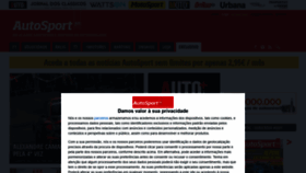 What Autosport.pt website looked like in 2021 (5 years ago)