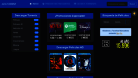 What Azultorrent.com website looked like in 2021 (2 years ago)