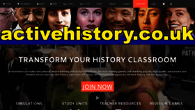 What Activehistory.co.uk website looked like in 2021 (3 years ago)