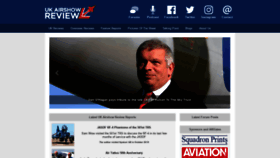 What Airshows.co.uk website looked like in 2021 (2 years ago)