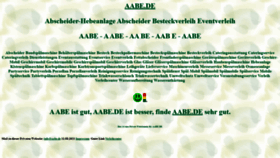 What Aabe.de website looked like in 2021 (2 years ago)