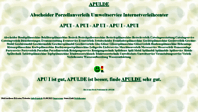 What Apui.de website looked like in 2021 (3 years ago)