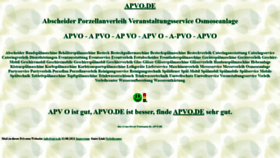 What Apvo.de website looked like in 2021 (2 years ago)