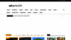 What Apkgamezone.com website looked like in 2021 (2 years ago)