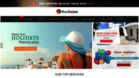 What Acchajee.com website looked like in 2021 (2 years ago)