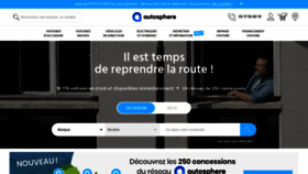 What Autosphere.fr website looked like in 2021 (2 years ago)