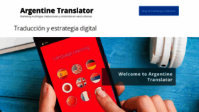 What Argentinetranslator.com.ar website looked like in 2021 (2 years ago)