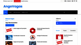 What Angovagas.net website looked like in 2021 (3 years ago)