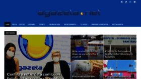 What Agazeta.net website looked like in 2021 (2 years ago)
