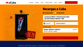 What Acuba.com website looked like in 2021 (2 years ago)