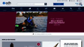 What Adh-fishing.com website looked like in 2021 (3 years ago)