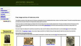 What Ancestryimages.com website looked like in 2021 (2 years ago)