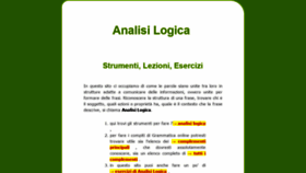 What Analisi-logica.it website looked like in 2021 (2 years ago)
