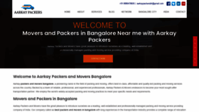 What Aarkaypackers.com website looked like in 2021 (2 years ago)
