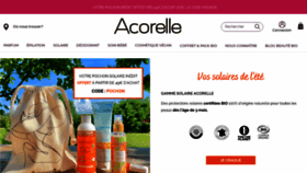 What Acorelle.fr website looked like in 2021 (2 years ago)