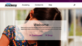 What Academy.abeka.com website looked like in 2021 (4 years ago)