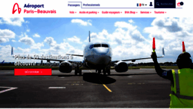 What Aeroportbeauvais.com website looked like in 2021 (2 years ago)