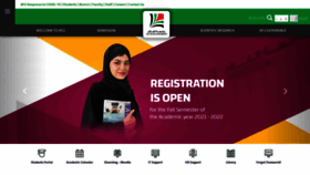 What Afu.ac.ae website looked like in 2021 (2 years ago)