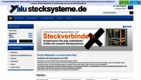 What Alu-stecksysteme.de website looked like in 2021 (2 years ago)
