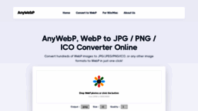 What Anywebp.com website looked like in 2021 (2 years ago)
