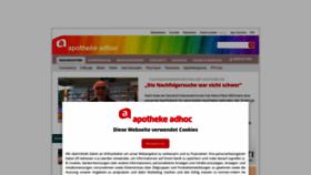 What Apotheke-adhoc.de website looked like in 2021 (2 years ago)