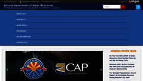 What Azwater.gov website looked like in 2021 (2 years ago)