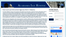 What Alabamajailroster.com website looked like in 2021 (3 years ago)