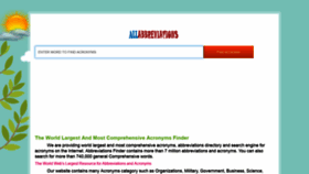What Allabbreviations.co.in website looked like in 2021 (2 years ago)