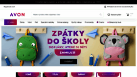 What Avon.cz website looked like in 2021 (2 years ago)