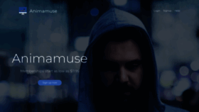 What Animamuse.net website looked like in 2021 (2 years ago)