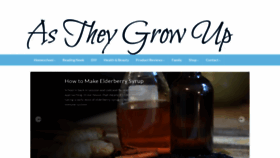 What Astheygrowup.com website looked like in 2021 (2 years ago)