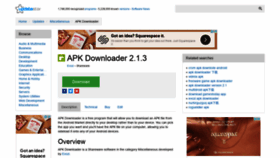 What Apk-downloader.updatestar.com website looked like in 2021 (2 years ago)