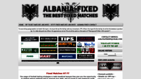 What Albania-fixed.com website looked like in 2021 (2 years ago)